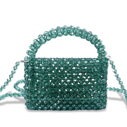 Beaded handbag shoulder bag