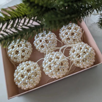 Pearl Christmas Ornaments